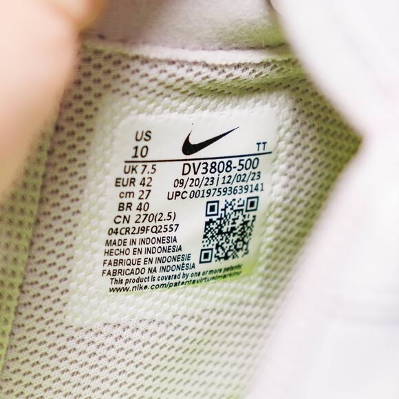 Nike Air Force 1 '07 Barely Grape Purple Sneakers Womens Size 10 DV3808-500 - Picture 7 of 16